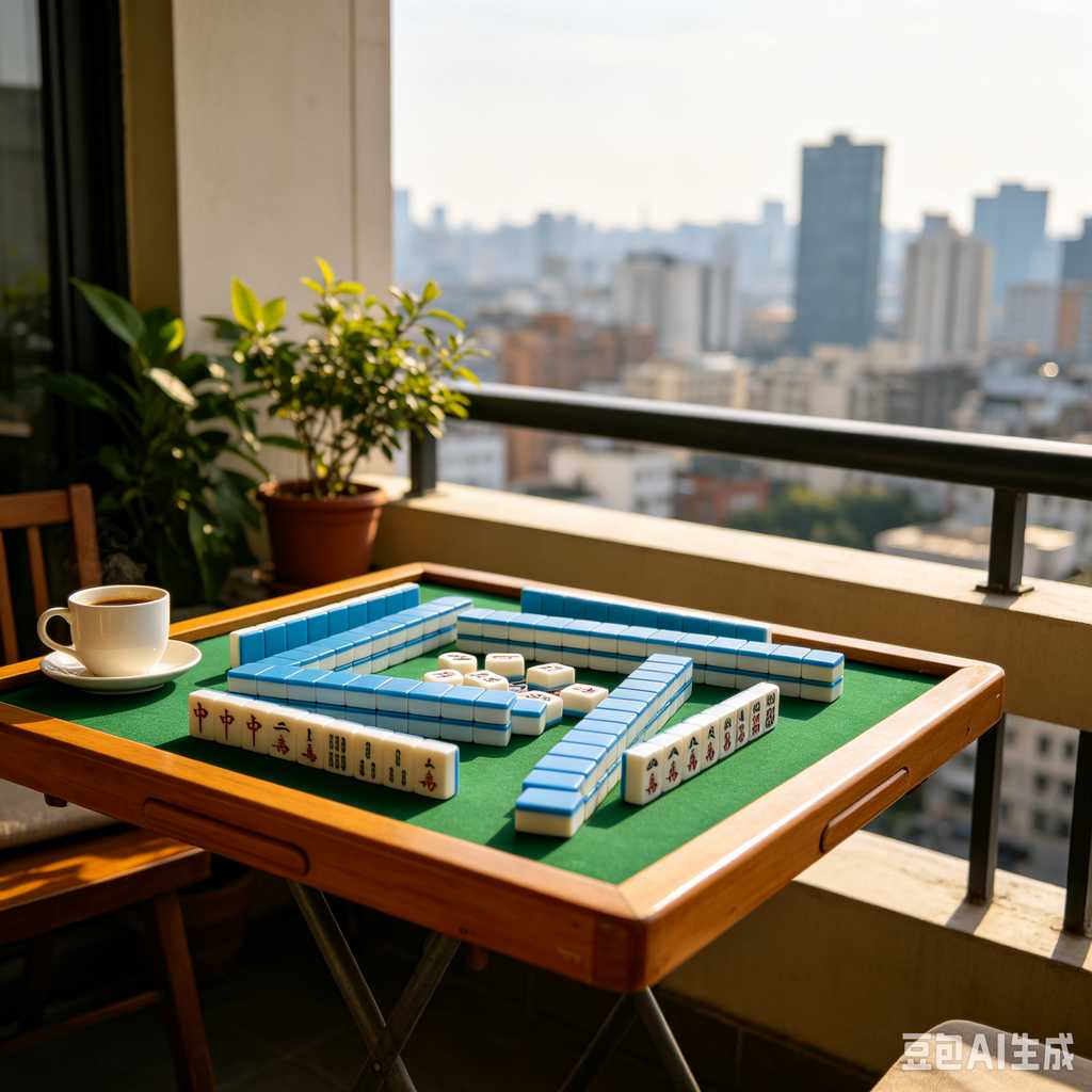 small portable mahjong set
